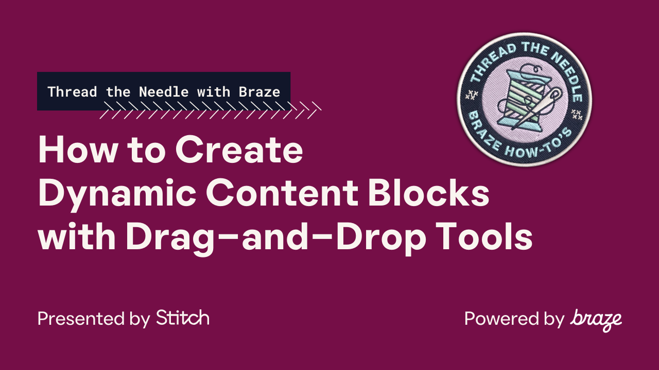 How to Create Dynamic Content Blocks with Drag-and-Drop Tools — Thread ...