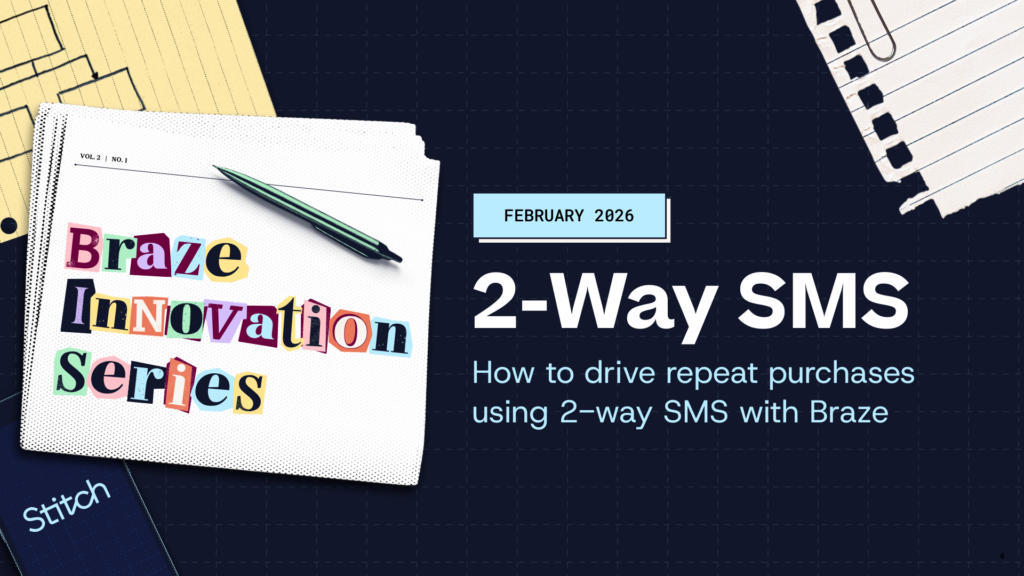 Braze Innovation Series: 2-Way SMS